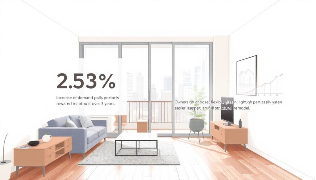 Зонирование однушки: идеи планировок, которые делают квартиру удобной - иллюстрация