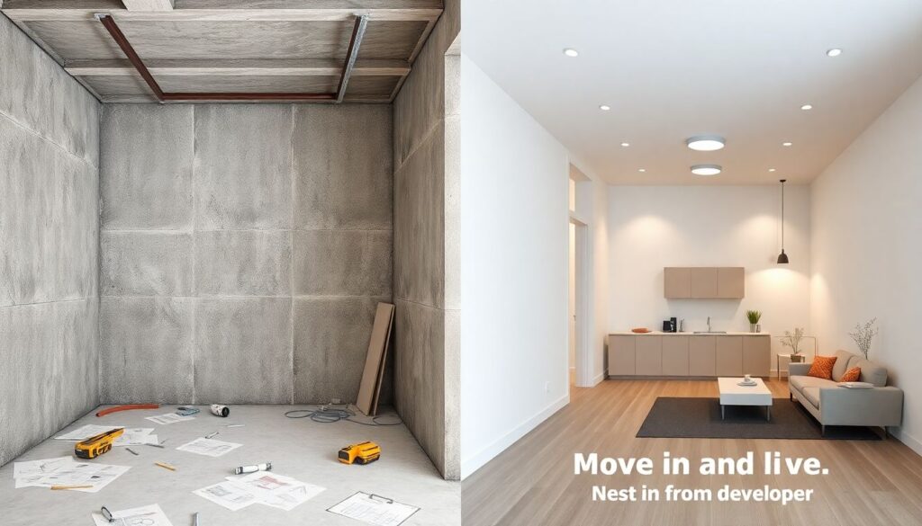 Ремонт в новостройке: с нуля или «под ключ» от застройщика — что выгоднее - иллюстрация