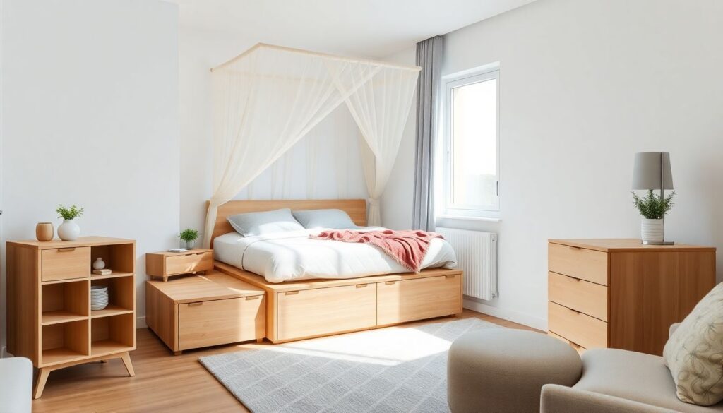 Маленькая квартира — большие возможности: идеи зонирования студий и однушек - иллюстрация