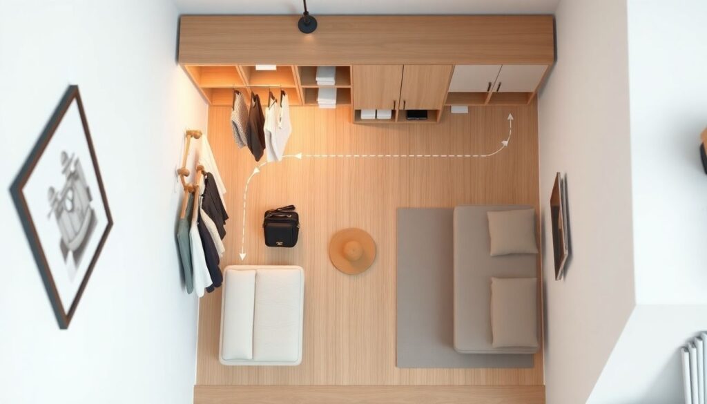 Эргономика в интерьере: как организовать хранение вещей в маленьком пространстве - иллюстрация