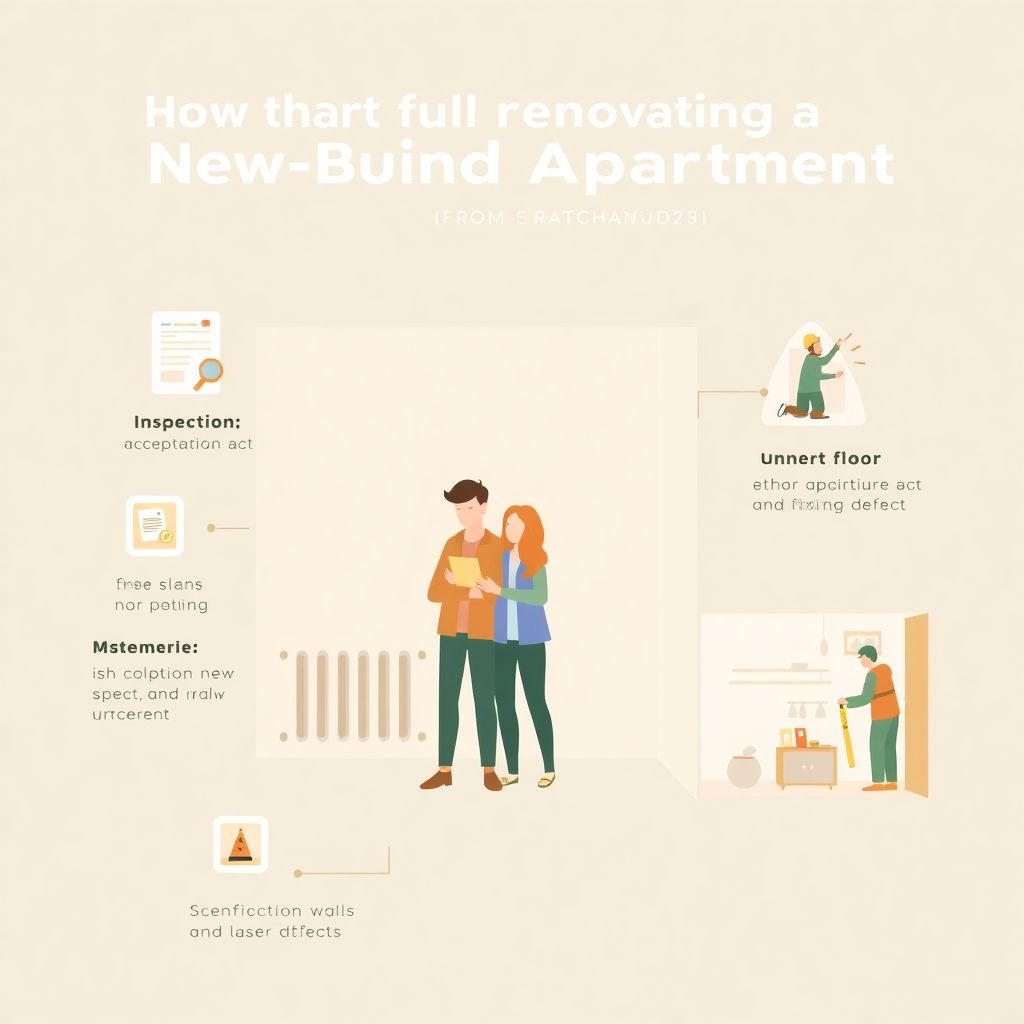 Ремонт в новостройке с нуля: с чего начать и как сэкономить на работах