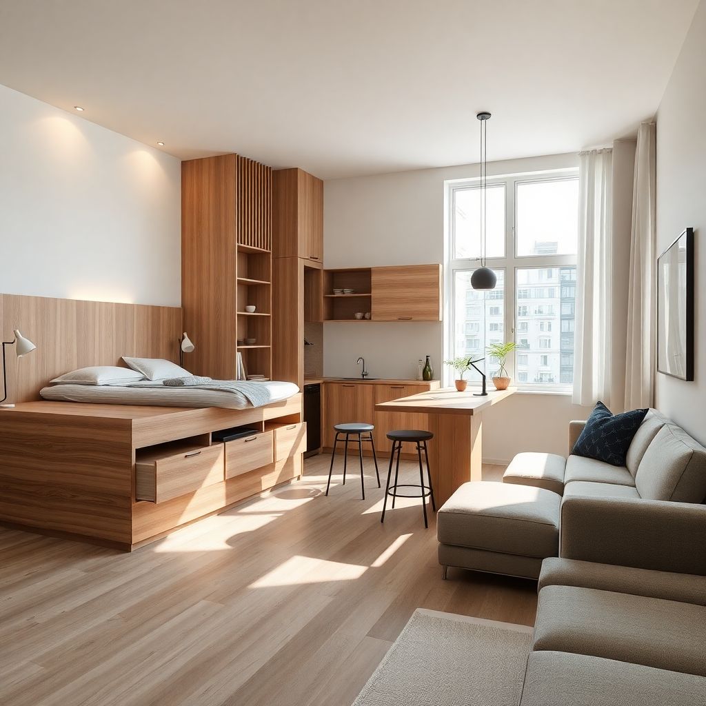 Маленькая квартира: максимум пространства и лайфхаки для студий и однушек