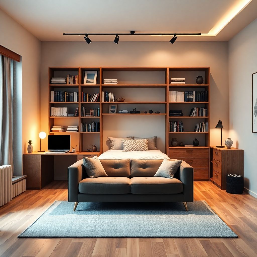 Зонирование квартиры без перепланировки: идеи с мебелью, светом и цветом