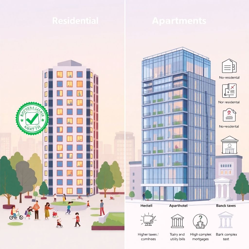 Жизнь в апартаментах: отличия от квартир и в чем подвох такого жилья