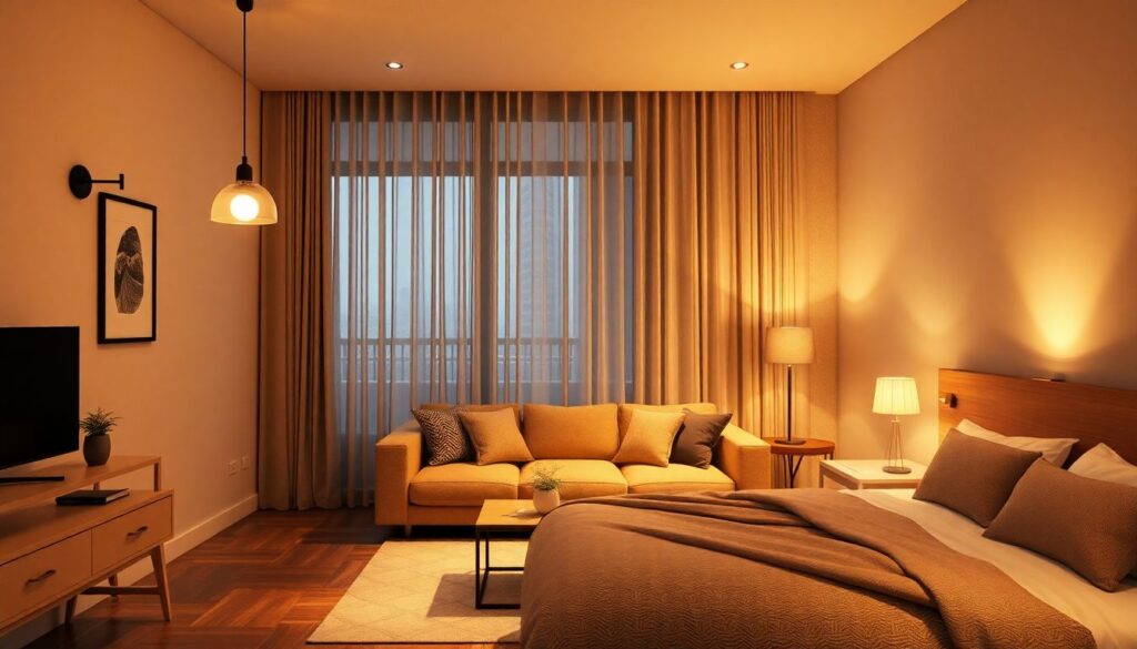 Маленькая квартира, большое пространство: приёмы зонирования и хранения - иллюстрация